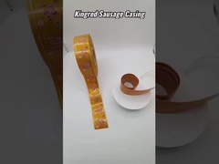 Satılık Altın Renkli Yüksek Bariyerli Plastik Sosis Muhafazaları