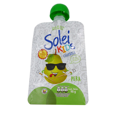 Özel Taşınabilir Tekrar Kullanılabilir Meyve Suları İçecekler Çili Sos Domates Ketçap Torbalar Dik Plastik Sıvı Ambalaj Çubuklar
