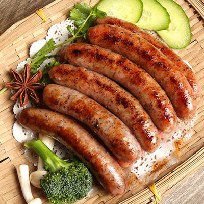 Halal Sertifikalı Sığır Derisi Kollajen Kaplamaları Yiyebilir Sosisler için 15 metre/dişlik