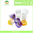 FDA ISO Üçgen Plastik Yoğurt Bardakları 6Oz Kapaklı Dondurma Bardakları