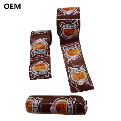 Ücretsiz Örnek Yüksek Bariyerli Kesimler Fleksografi Baskı Logo Baskılı Polyamide Sosis Sosisler İçeriği