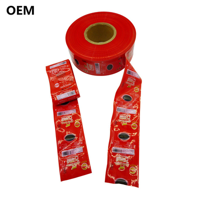Kırmızı sentetik plastik sosis kılıfı 20mm-160mm