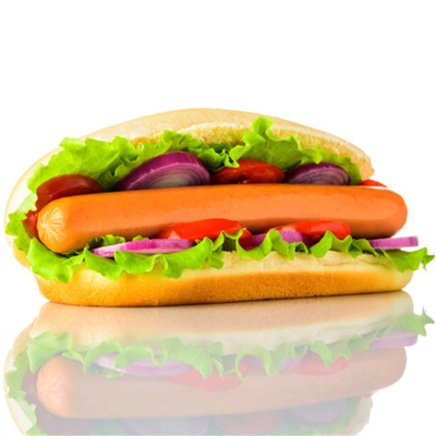 Hızlı soyulması Hotdog Kullanımı Dumanlı Selüloz Sosis Kapakları