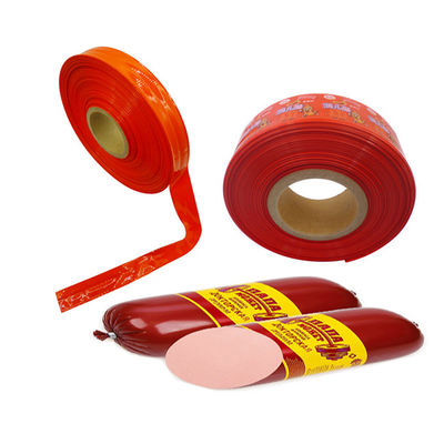 Kingred High Shrink Renkli Flexography Baskı Naylon Sosis Küresi Ev yapımı