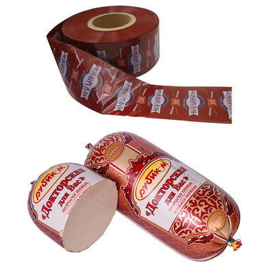 Kingred Küçük miktarda Gıda Kaliteli Logo Fleksografi Sanal Sosis Kaplamaları