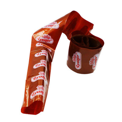 Kingred Küçük miktarda Gıda Kaliteli Logo Fleksografi Sanal Sosis Kaplamaları