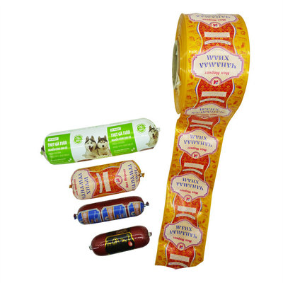 Gıda sınıfı güvenlik plastik kasa toptan özel baskılı LOGO sosis paketleme Muhafazaları