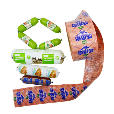 Yüksek Kaliteli Özel Mortadella Plastik Sosis Kılıfları Kullanın Sosisler İçin Koku Yok Plastik Kılıflar