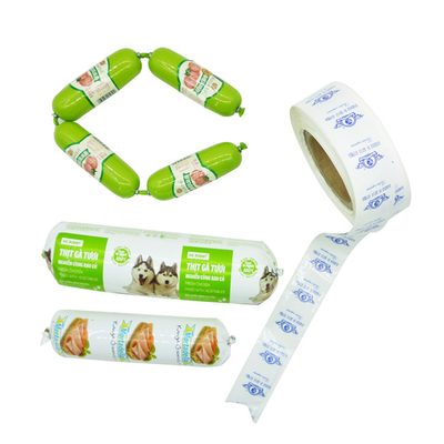 Yüksek Kaliteli Özel Mortadella Plastik Sosis Kılıfları Kullanın Sosisler İçin Koku Yok Plastik Kılıflar