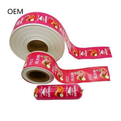 Kingred 60mm Roll Sosis Rengi Kokusuz Plastik Kürsü Özel Fleksografi Baskı