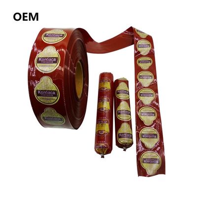 Kingred Sıcak Ürünler Öğle Yemeği Et Paketleme Plastik Sosis Kaplamalar Özel Logo