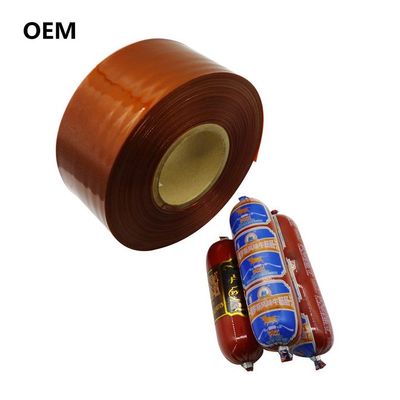 Kingred Özel OEM Marka Logo Yazdırma Gıda Sınıfı PVDC Sosis Kapakları Çin