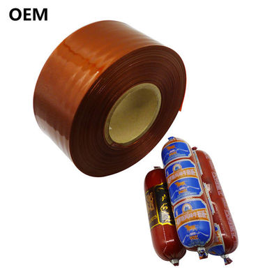 Plastik Sosis Muhafazaları Et İşleme için Dayanıklı Gıda Sınıfı Sosis Borusu Sosis Yapımı için İdeal