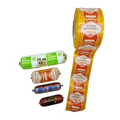Hızlı teslimat Flexography Baskı Plastik kabuklar kaynatılabilir Sosis için poliamid kabuklar