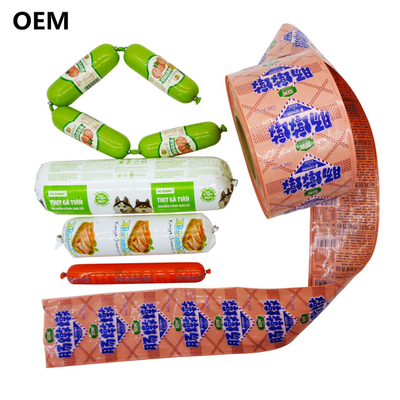 OEM Logo Yazdırılmış Gıda Sınıfı Buharlı Yemek Sosisi Et İçeriği