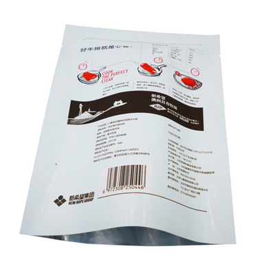 OEM plastik stand-up poşet logo toptan gıda sınıfı gıda nem geçirmez düz tabanlı poşetler