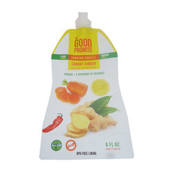 Özel sıvı gıda ambalajı kendi kendini taşıyan plastik ambalaj torbası baskı markası
