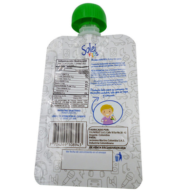 Özel Taşınabilir Tekrar Kullanılabilir Meyve Suları İçecekler Çili Sos Domates Ketçap Torbalar Dik Plastik Sıvı Ambalaj Çubuklar