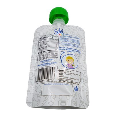 Özel Taşınabilir Tekrar Kullanılabilir Meyve Suları İçecekler Çili Sos Domates Ketçap Torbalar Dik Plastik Sıvı Ambalaj Çubuklar