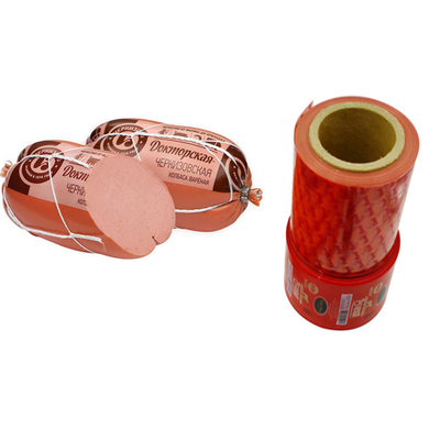 Gıda Kaliteli Logo Flexography Yazdırma Yapay Sosis Kaplamaları Sosisler İçin