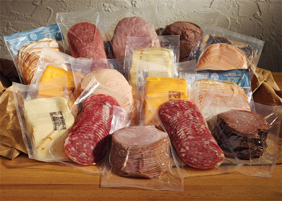 Yemekli et için yüksek bariyerli deliklere dayanıklı vakum torbaları