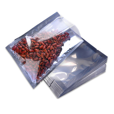 One Side Transparent And The Other Side Opaque Aluminum Vacuum Bags For Food Packaging 