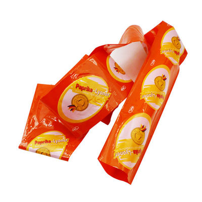 Özel Logo Baskılı Buharlı Pişirme Poliamid Plastik Sosis Kılıfları