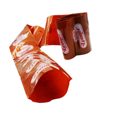 Yumuşak Temper Özel Baskılı Yüksek Bariyerli Plastik Sosis Muhafazaları