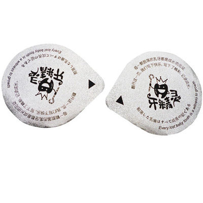 Kingred yuvarlak 95mm gıda sınıfı ölçekli kesilmiş kapaqlar sızıntıya dayanıklı geri dönüştürülebilir kapağı filmi
