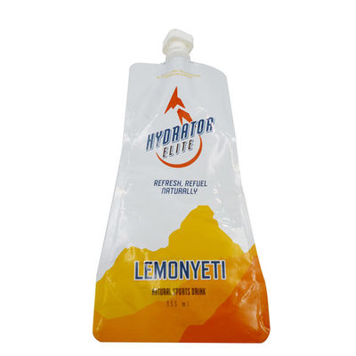 Silika Jel Taşma Filmi ile Kompostlanabilir 350ml İçecek Doypack Stand Up