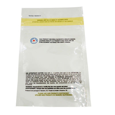 Kingred Özel Baskı Bariyer Sıcaklık Kapalı Ziplock Maske Cüzdan Paket Çantası