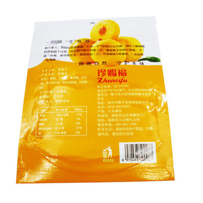 Kingred Kalıcı 100g Kuru Meyve Vakum Dükkanlı Plastik Çanta Özel Logo