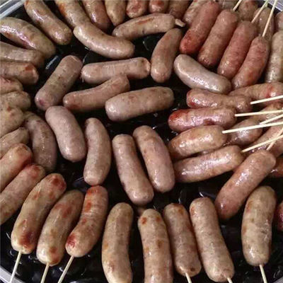 FDA ve HALAL sertifikalı kollajen kabukları 15 metre uzunluğunda ve dumanlı sosisler için üstün duman geçirgenliği ile