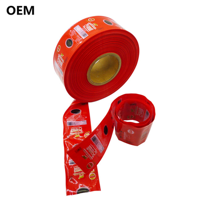 Kırmızı sentetik plastik sosis kılıfı 20mm-160mm