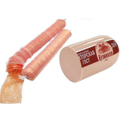 Gıda Kaliteli Logo Flexography Yazdırma Yapay Sosis Kaplamaları Sosisler İçin